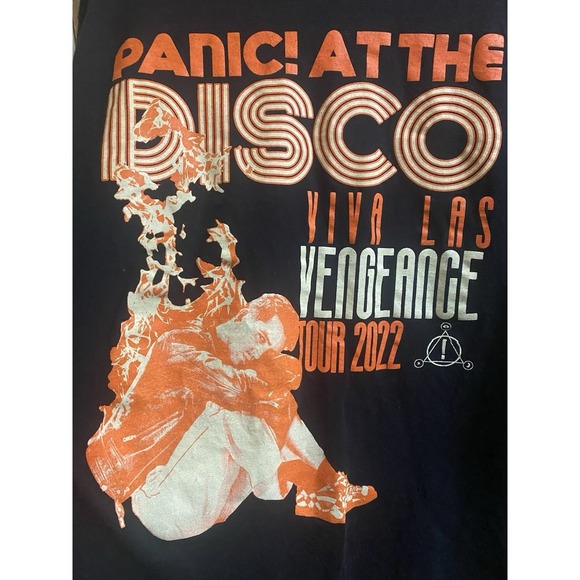 Panic At The Disco Viva Las Vengeance Tour 2022 Long Sleeve T Shirt Sz M Black - Picture 5 of 14